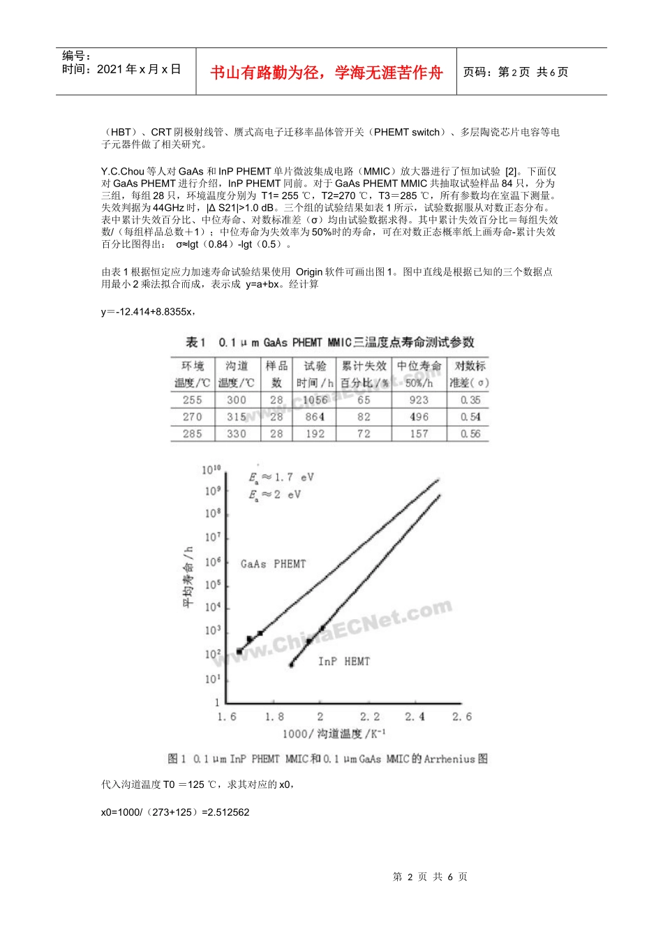 电子元器件加速寿命试验方法的比较_第2页