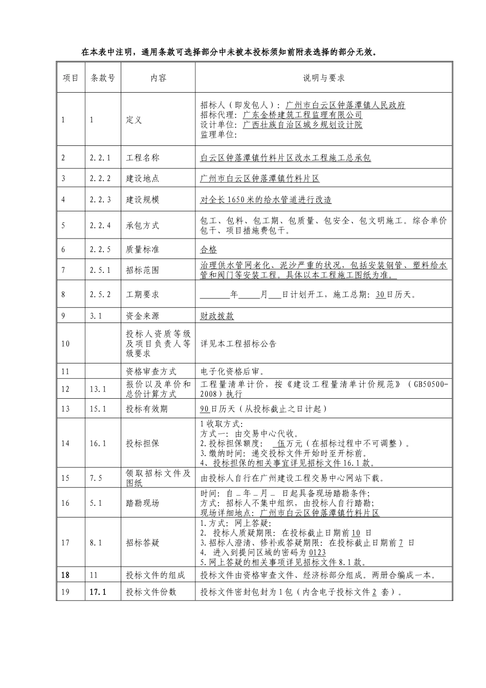 白云区钟落潭镇竹料片区改水工程_第3页