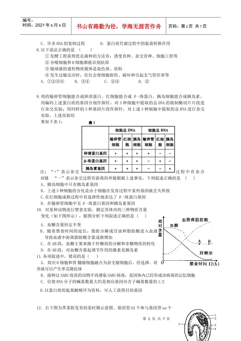 生物试题6265863524_第2页