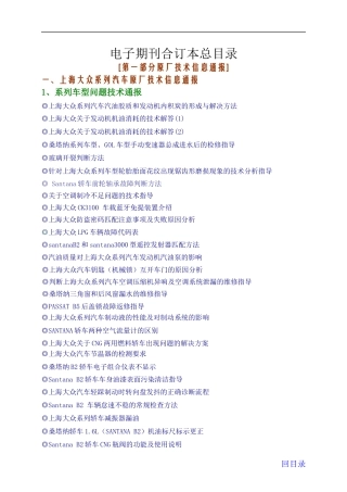 电子期刊合订本总目录