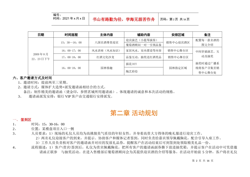 红酒会楼盘营销案_第2页
