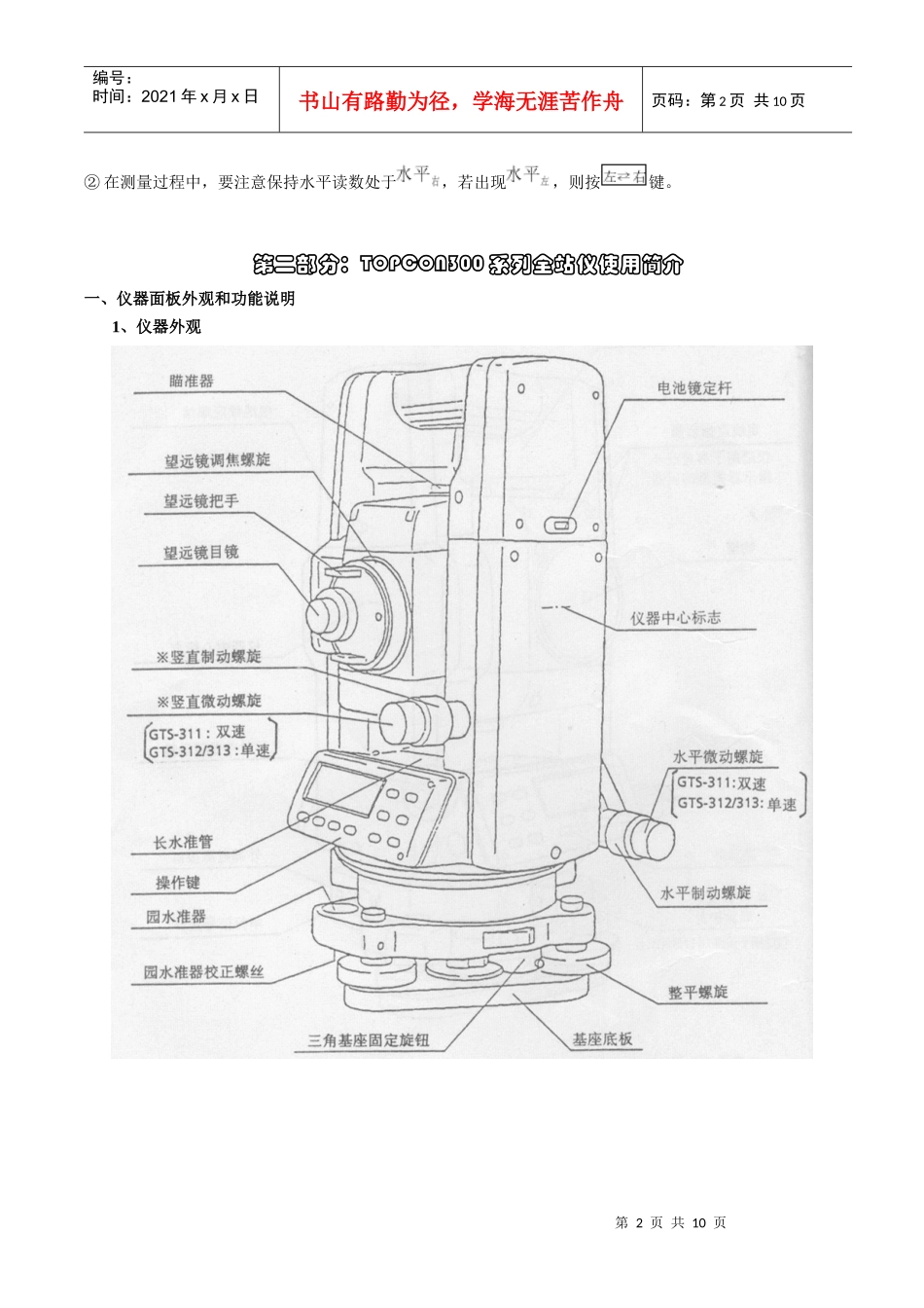 附苏州一光仪器有限公司DT202电子经纬仪使用简介_第2页