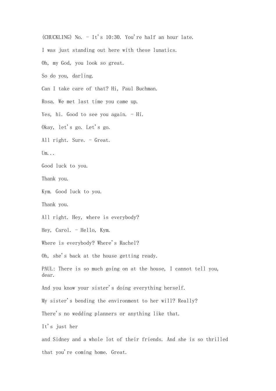 蕾切尔的婚礼 Rachel Getting Married 英文剧本_第2页