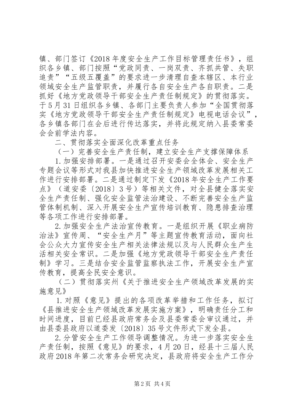 安监局大督查自查报告_第2页