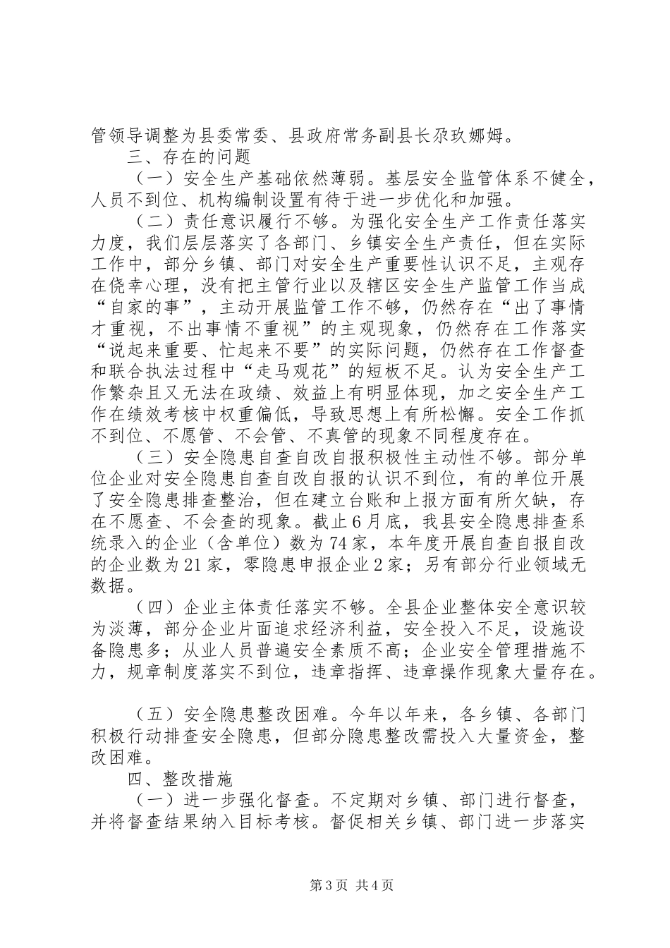 安监局大督查自查报告_第3页