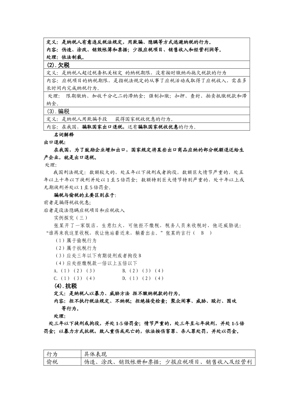 基础知识复习《依法纳税》(十八)_第3页