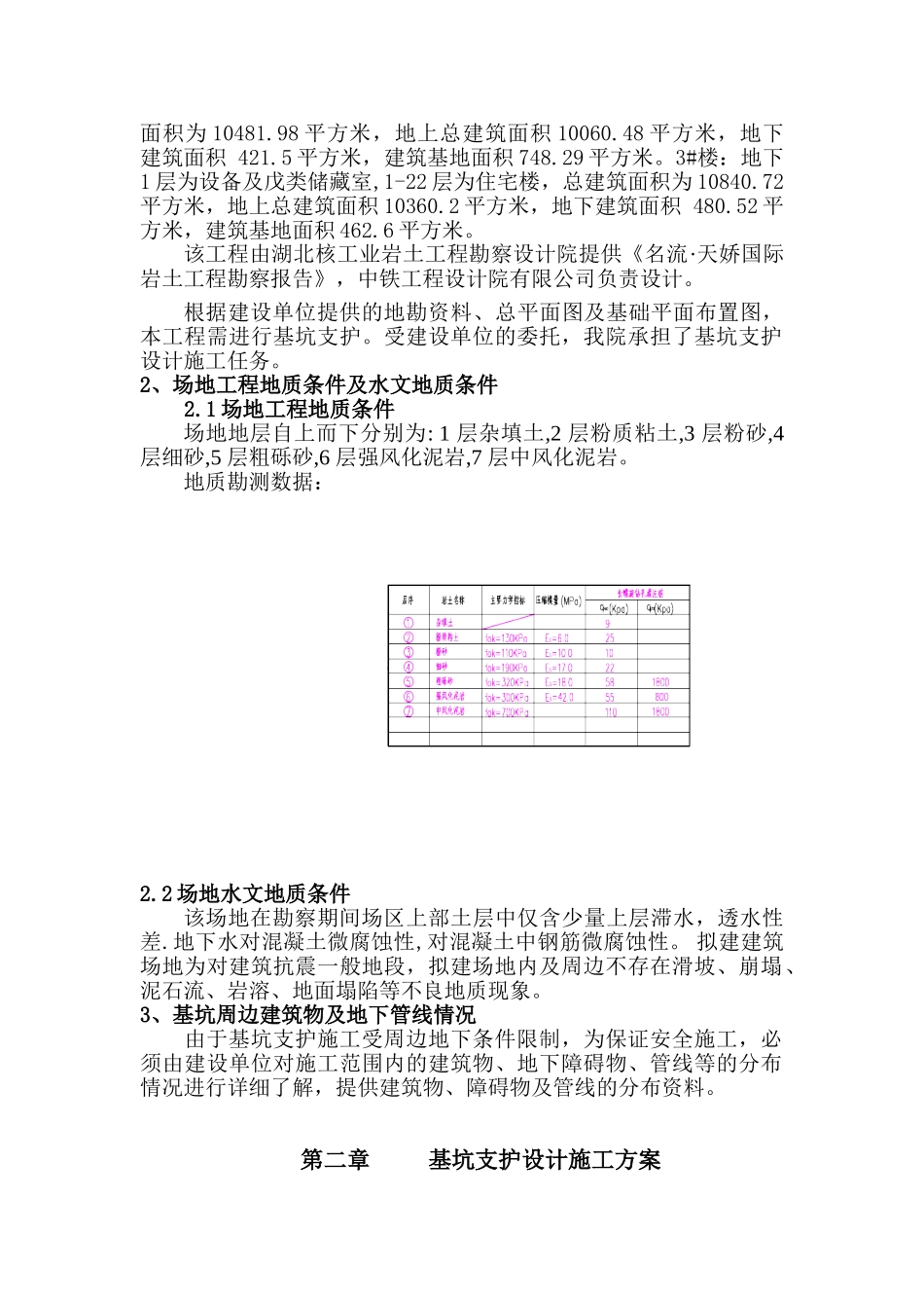 名流·天娇国际住宅小区基坑支护施工方案_第2页
