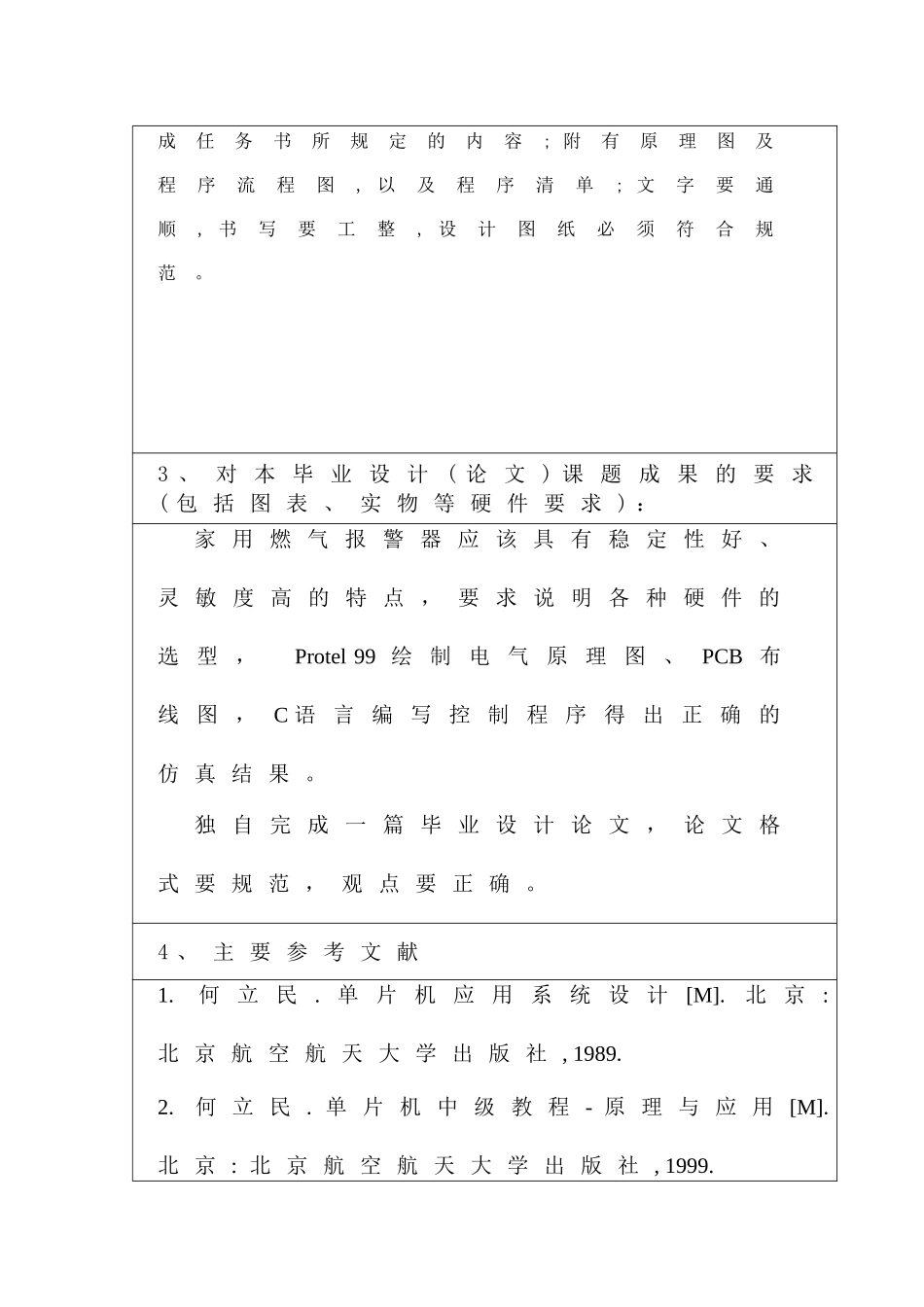 基于单片机的燃气报警器设计_第3页