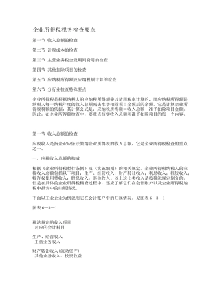 企业所得税税务检查要点( 31)