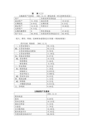 会计学资 料(二)