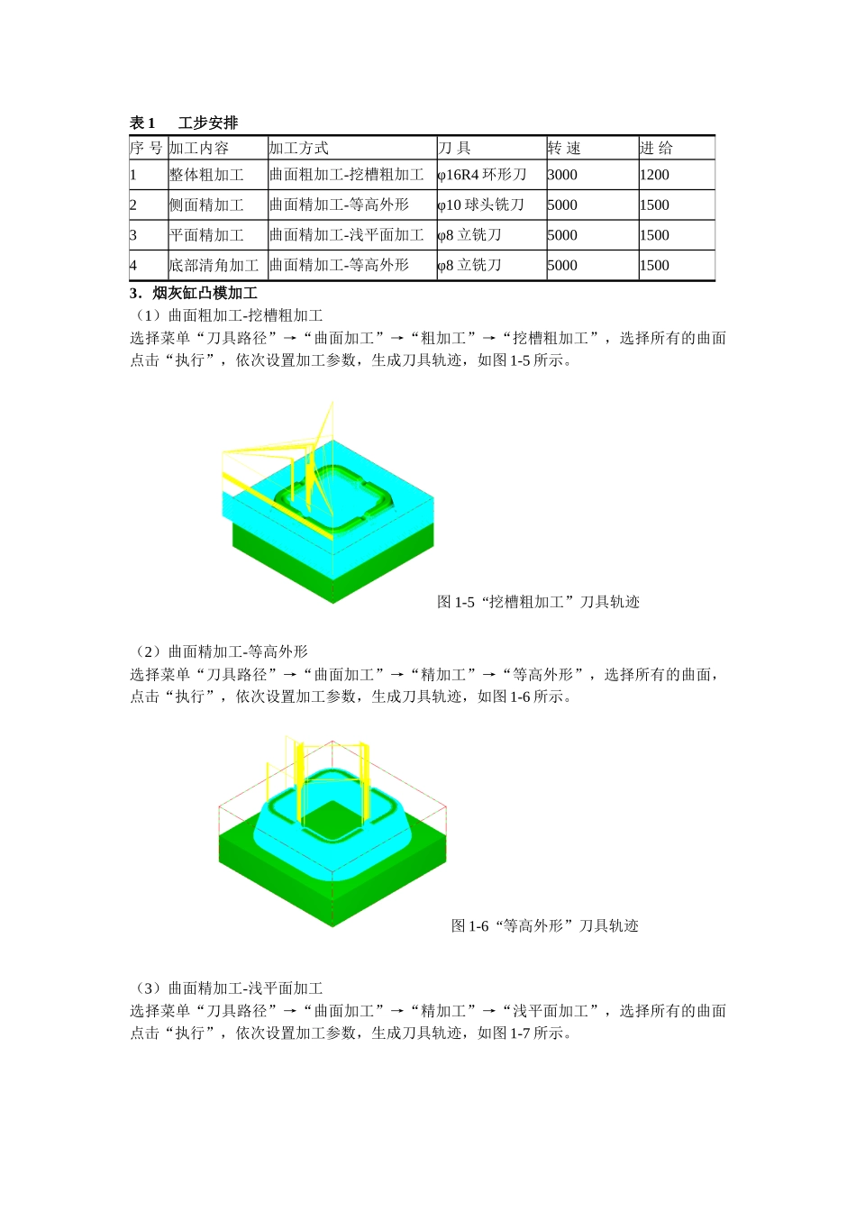 加工烟灰缸凸模模具成型零件_第3页
