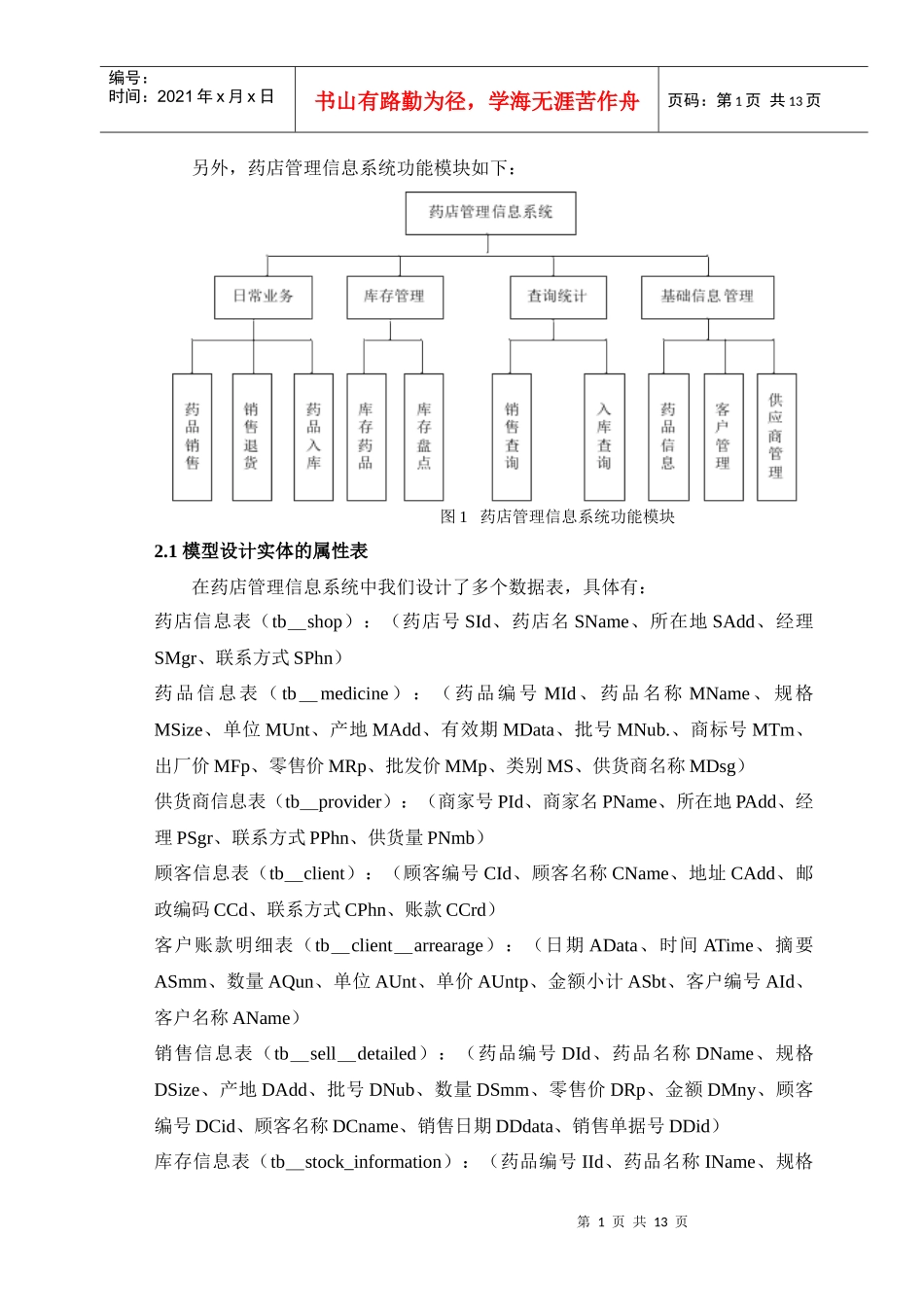 药店信息管理系统软件工程_第2页