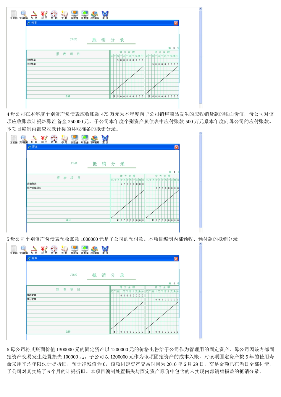 会计管理模拟实验(合并报表、财务分析、管理决策部分)_第2页