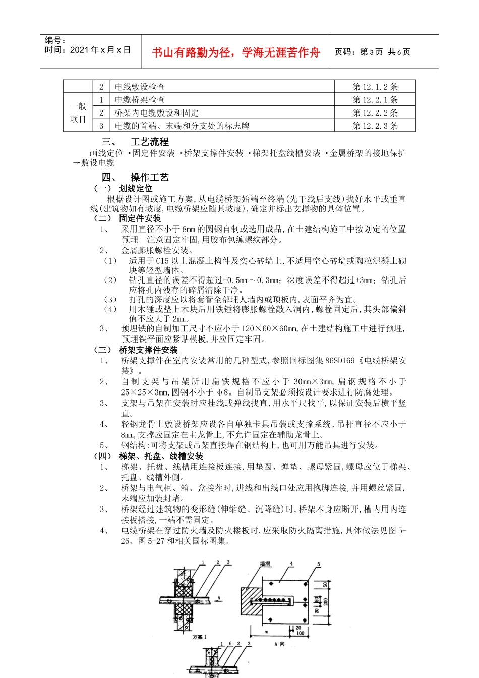 电缆桥架安装_第3页