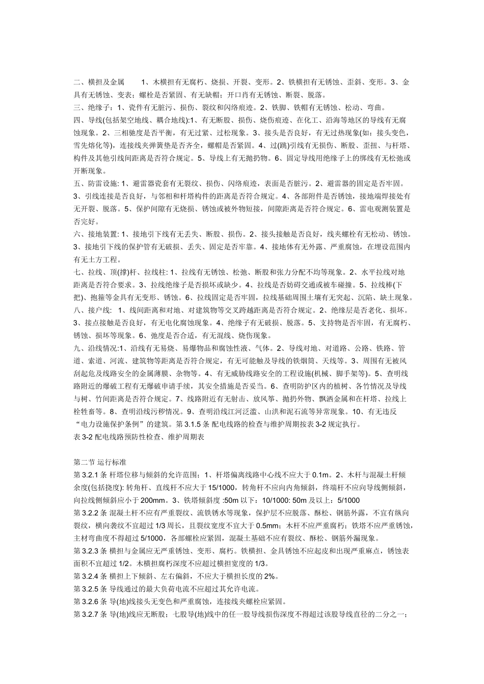 架空配电线路及设备运行规程SD292_第2页