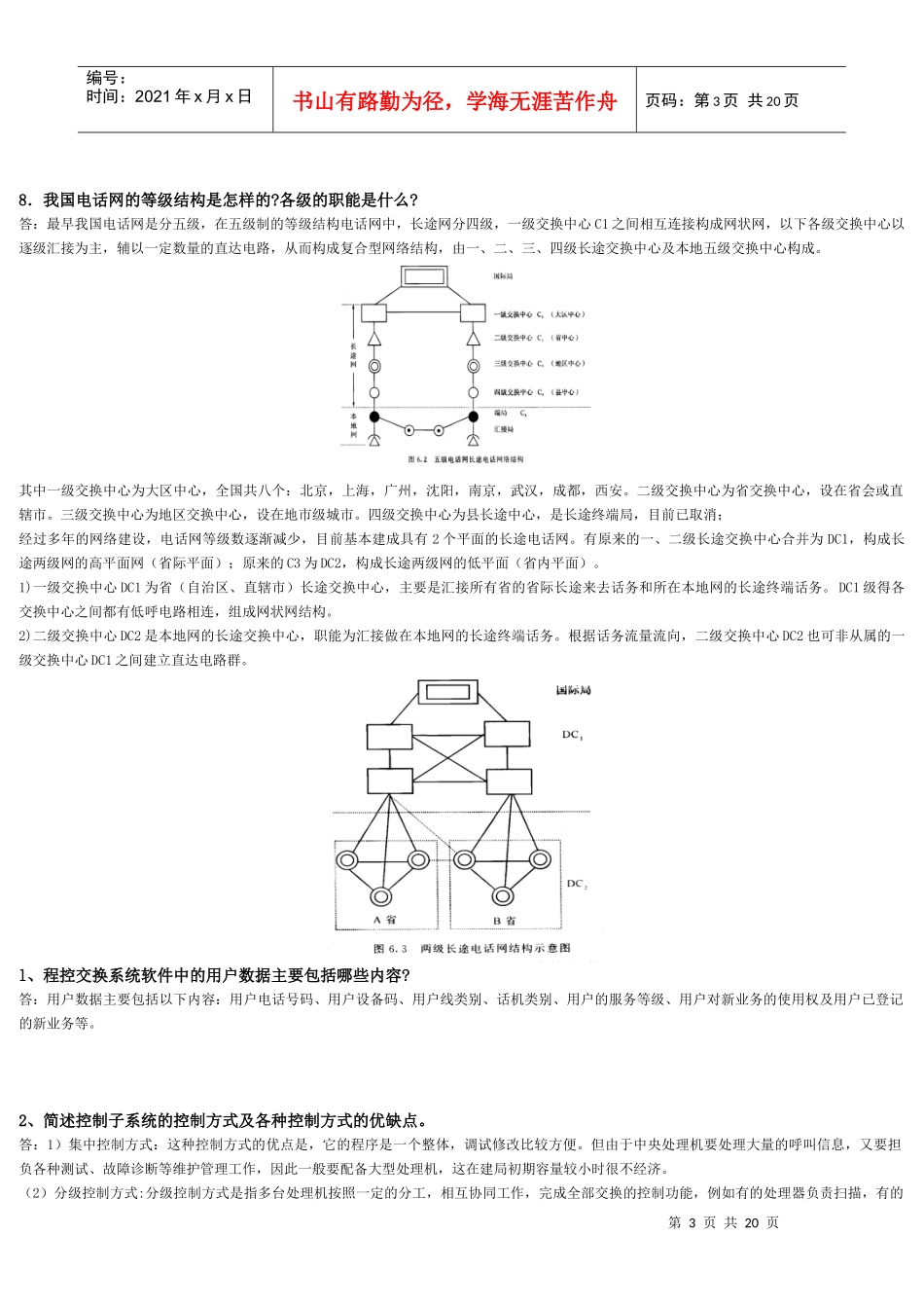 通信专业综合能力习题集XXXX_第3页