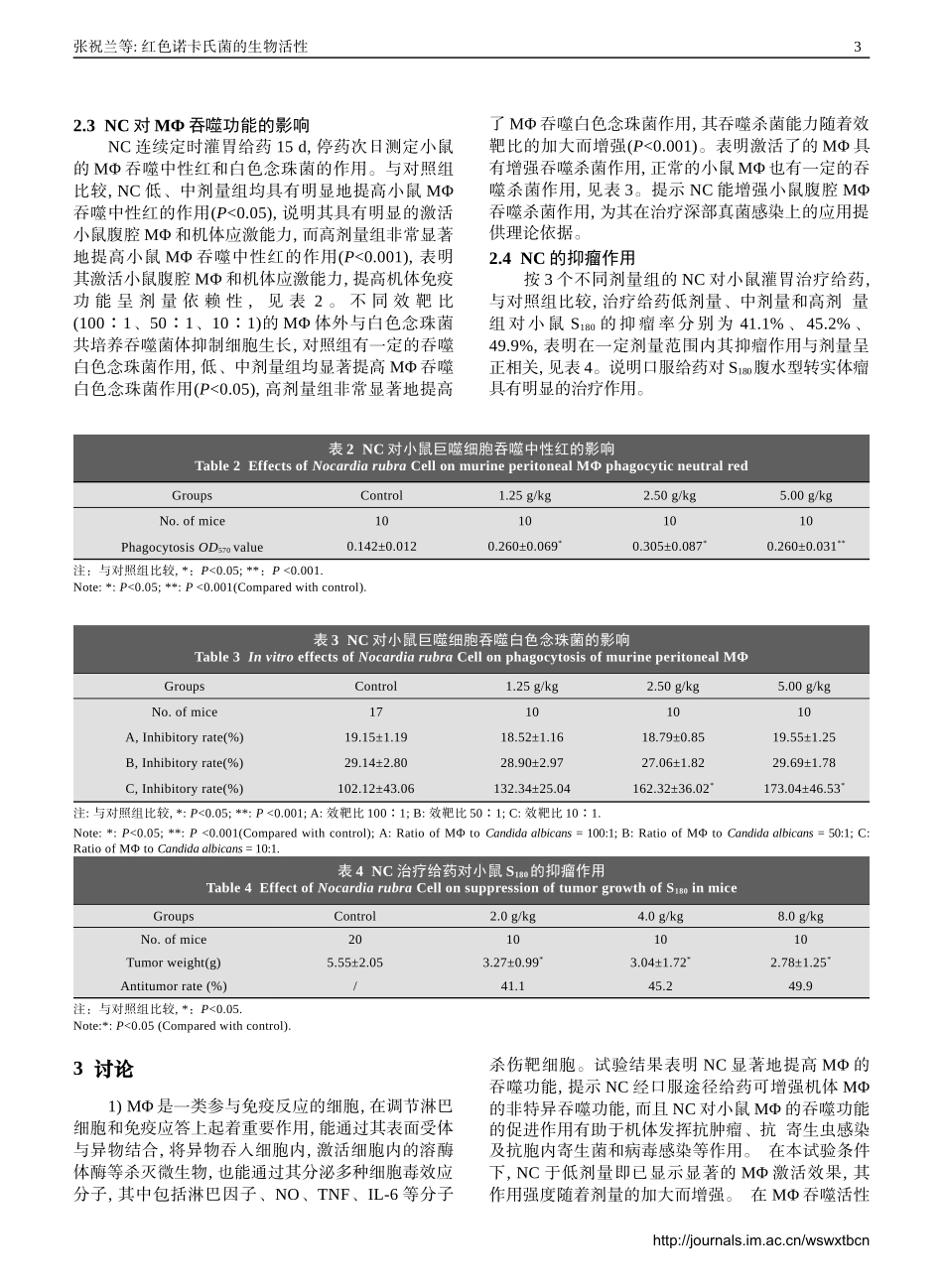 红色诺卡氏菌的生物活性-生物谷-生物医药门户_第3页