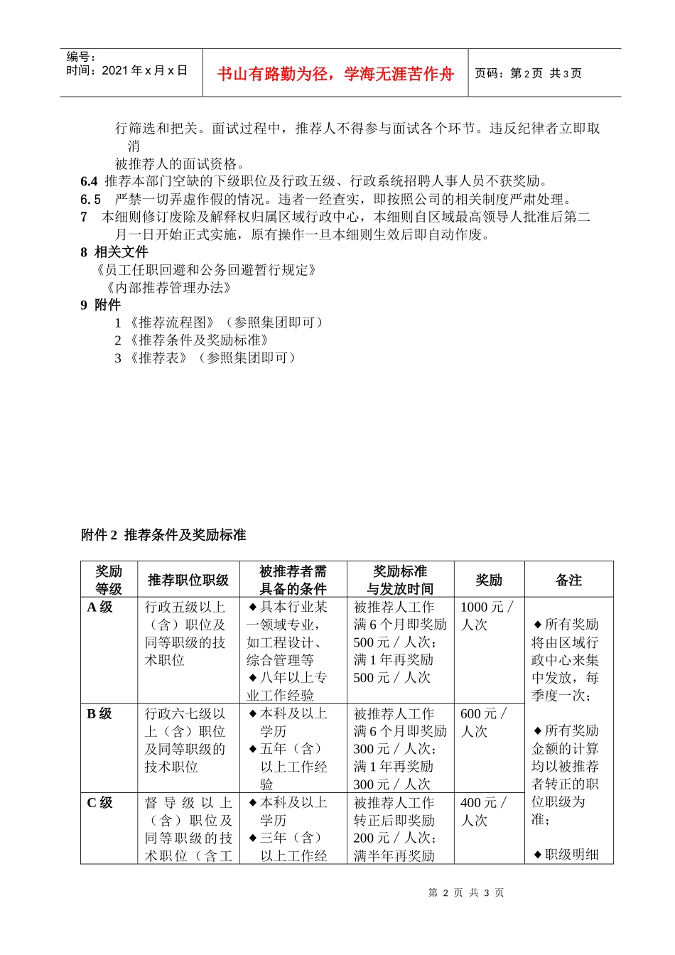 雅居乐地产内部推荐工作操作细则_第2页
