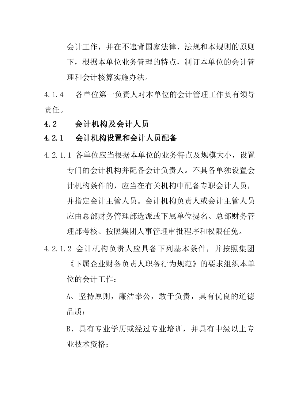 某知名集团会计管理及核算规范_第2页