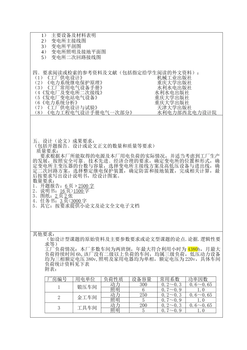 洛阳某机械厂降压变电所的电气设计_第3页