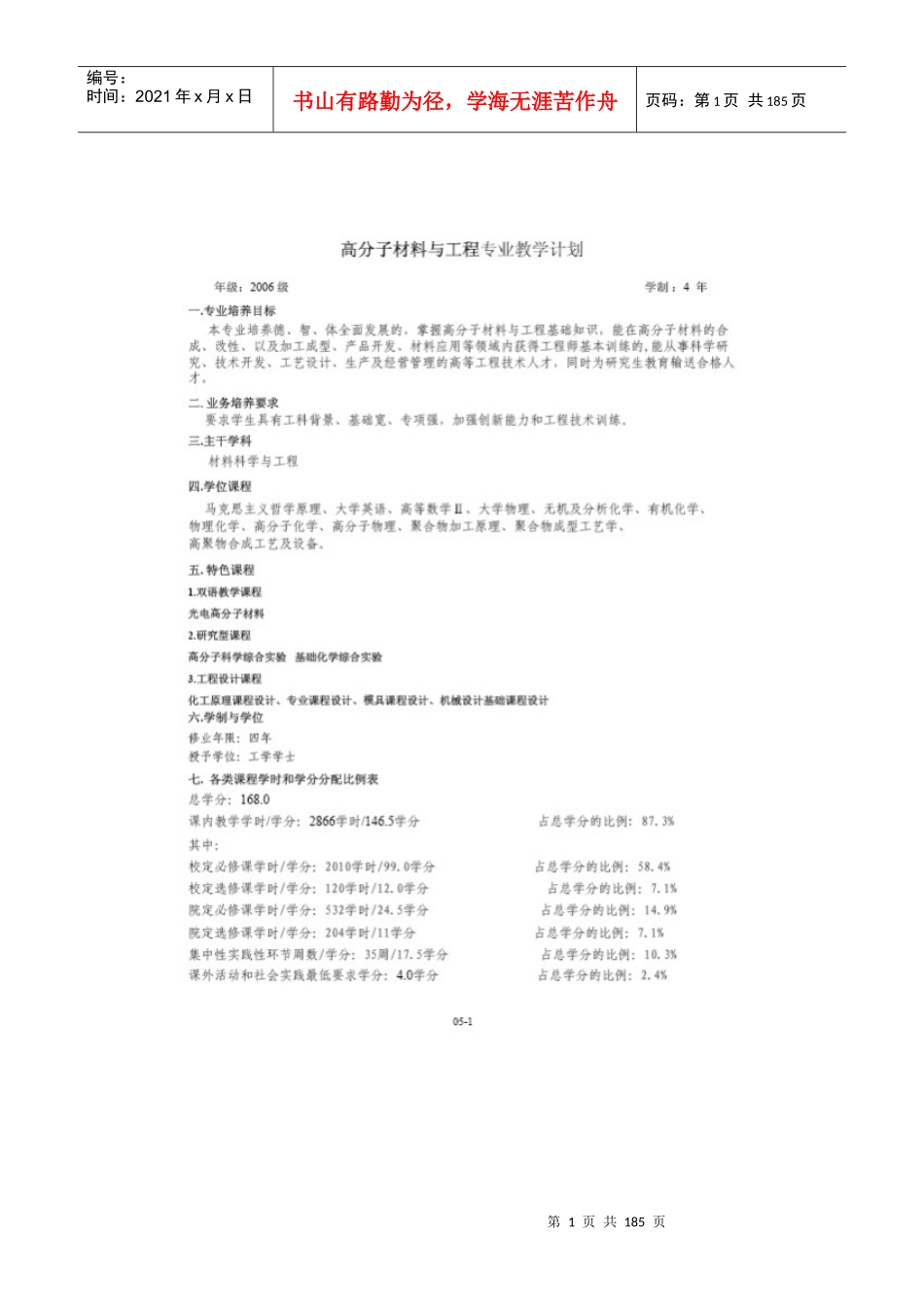 高分子材料与工程专业_第1页