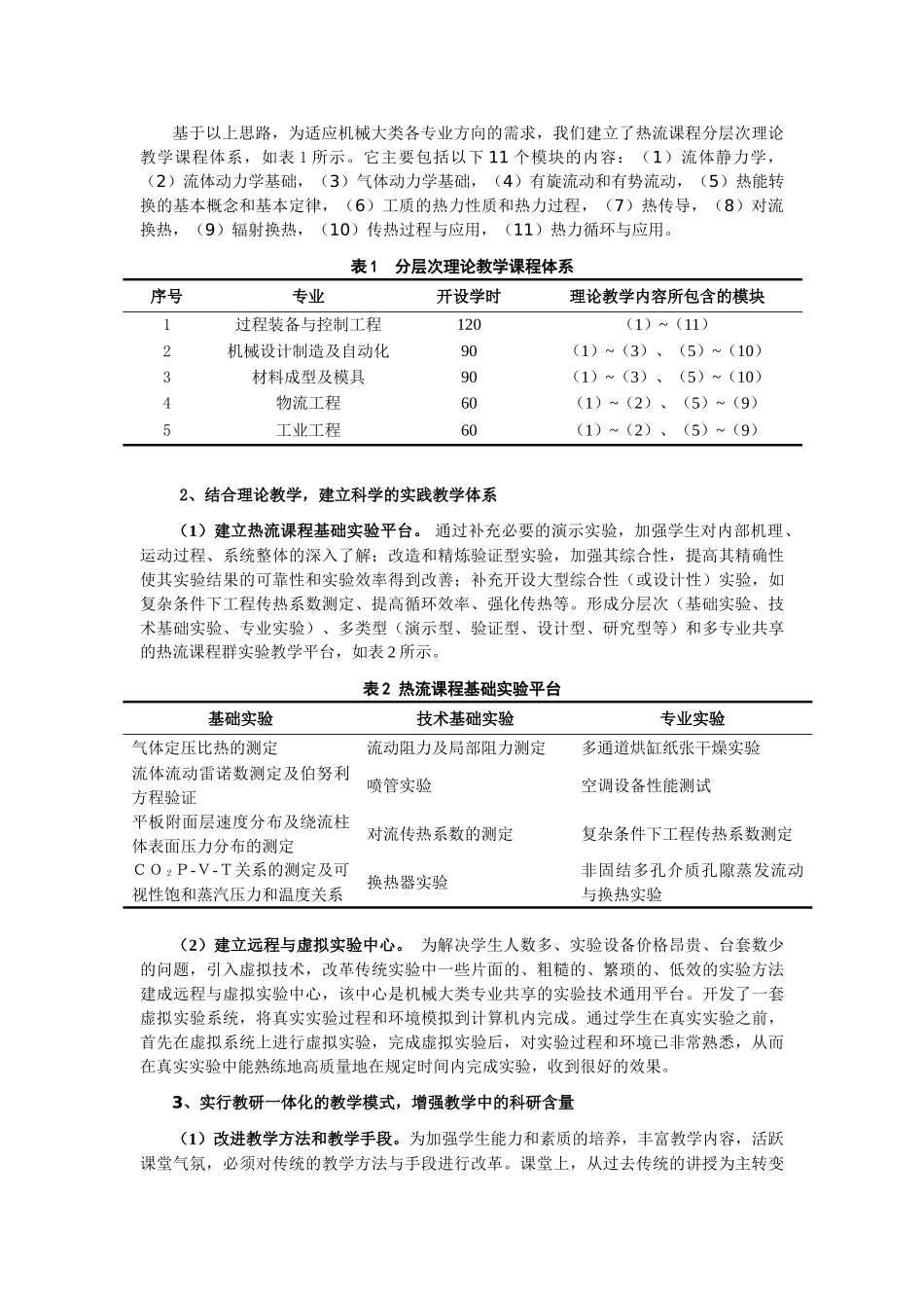 机械大类专业热流课程教学改革的探索与思考_第2页