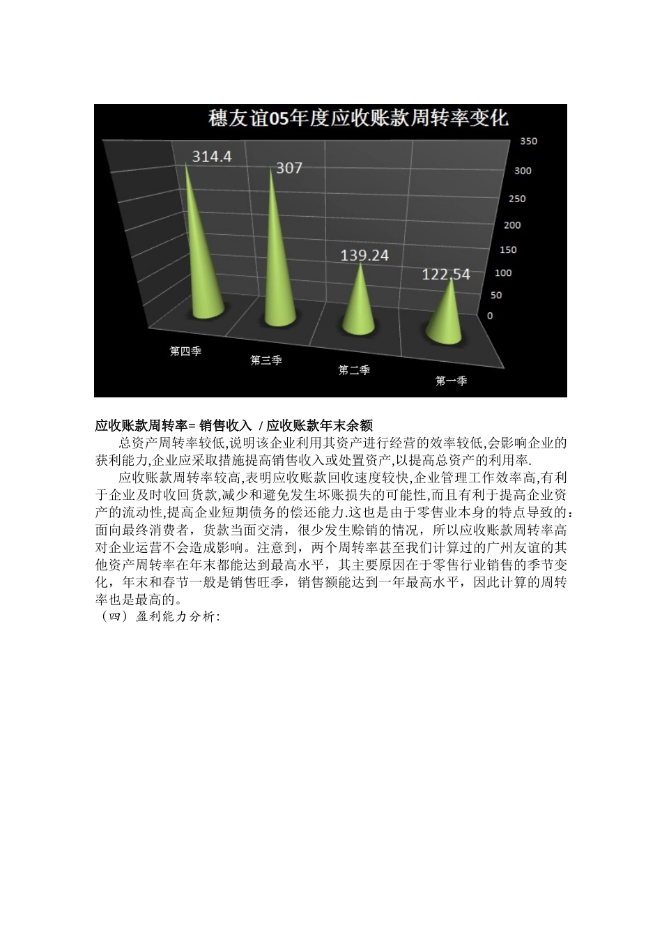 利用改进的财务分析体系分析穗友谊G的财务状况_第3页