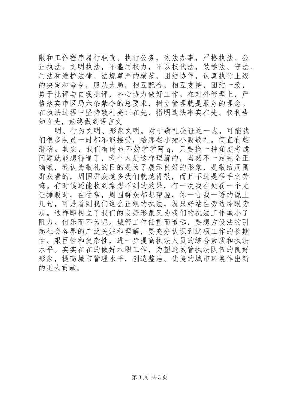 城管局岗位队长竞聘报告_第3页