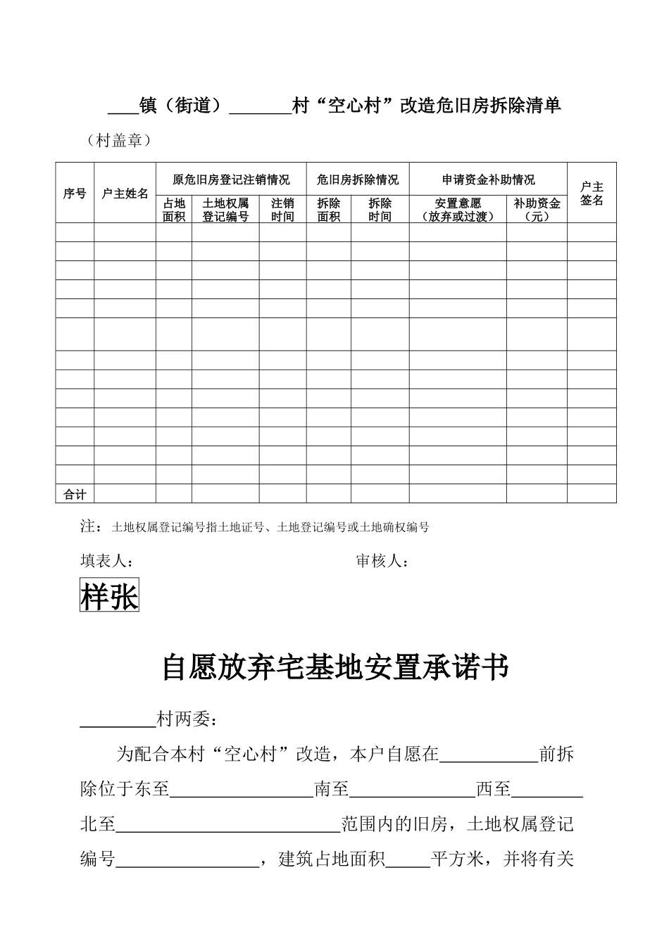 空心村改造资金补助拨款材料要求_第2页