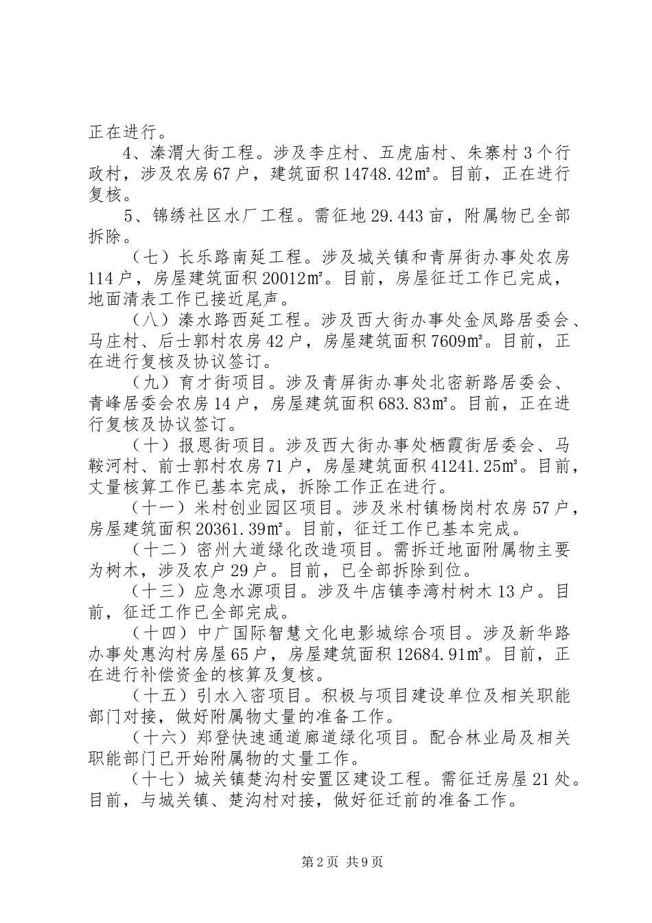 XX年市房屋征收与补偿办公室工作报告_第2页