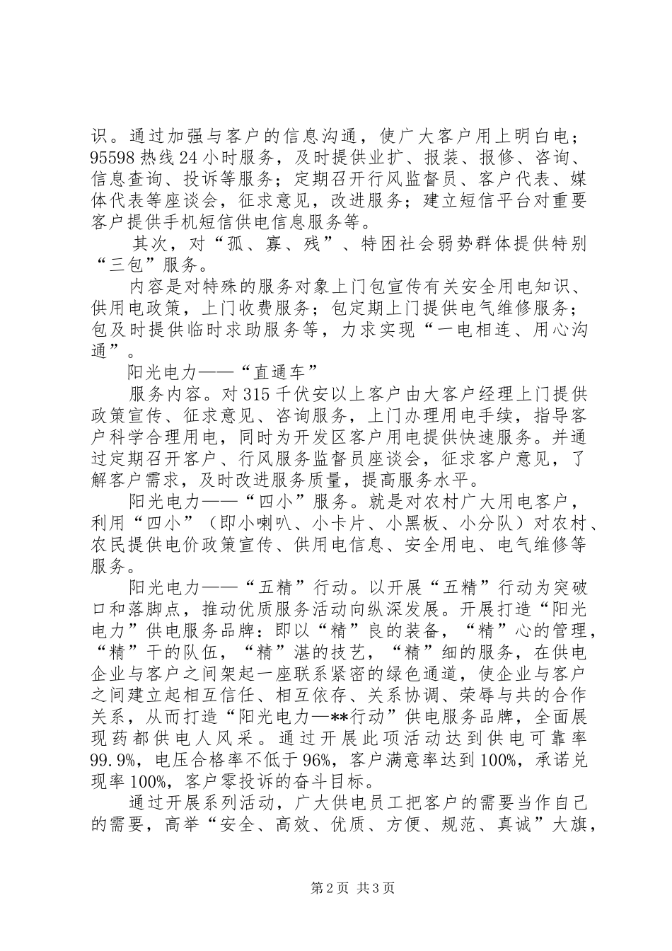 1+1式优质服务调研报告_第2页