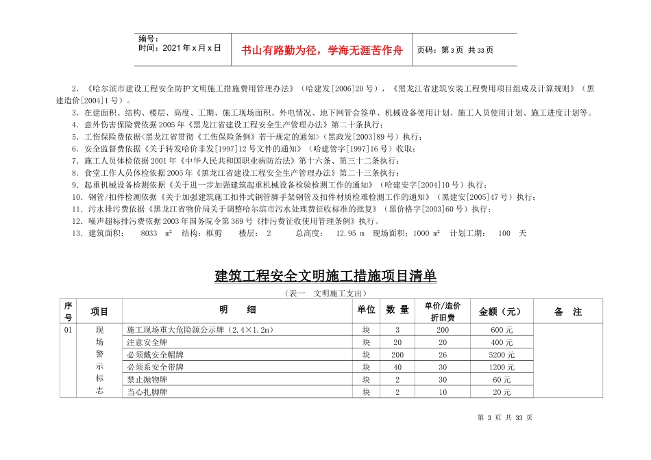 附2安全现场文明施工措施费用清单_第3页