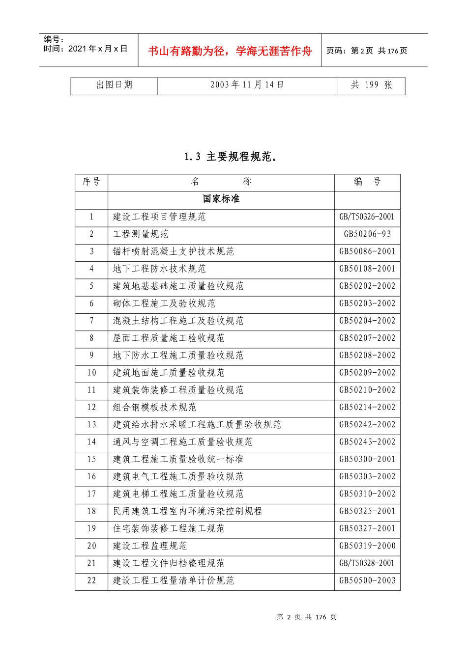 石佛营住宅小区施组（施工）_第2页