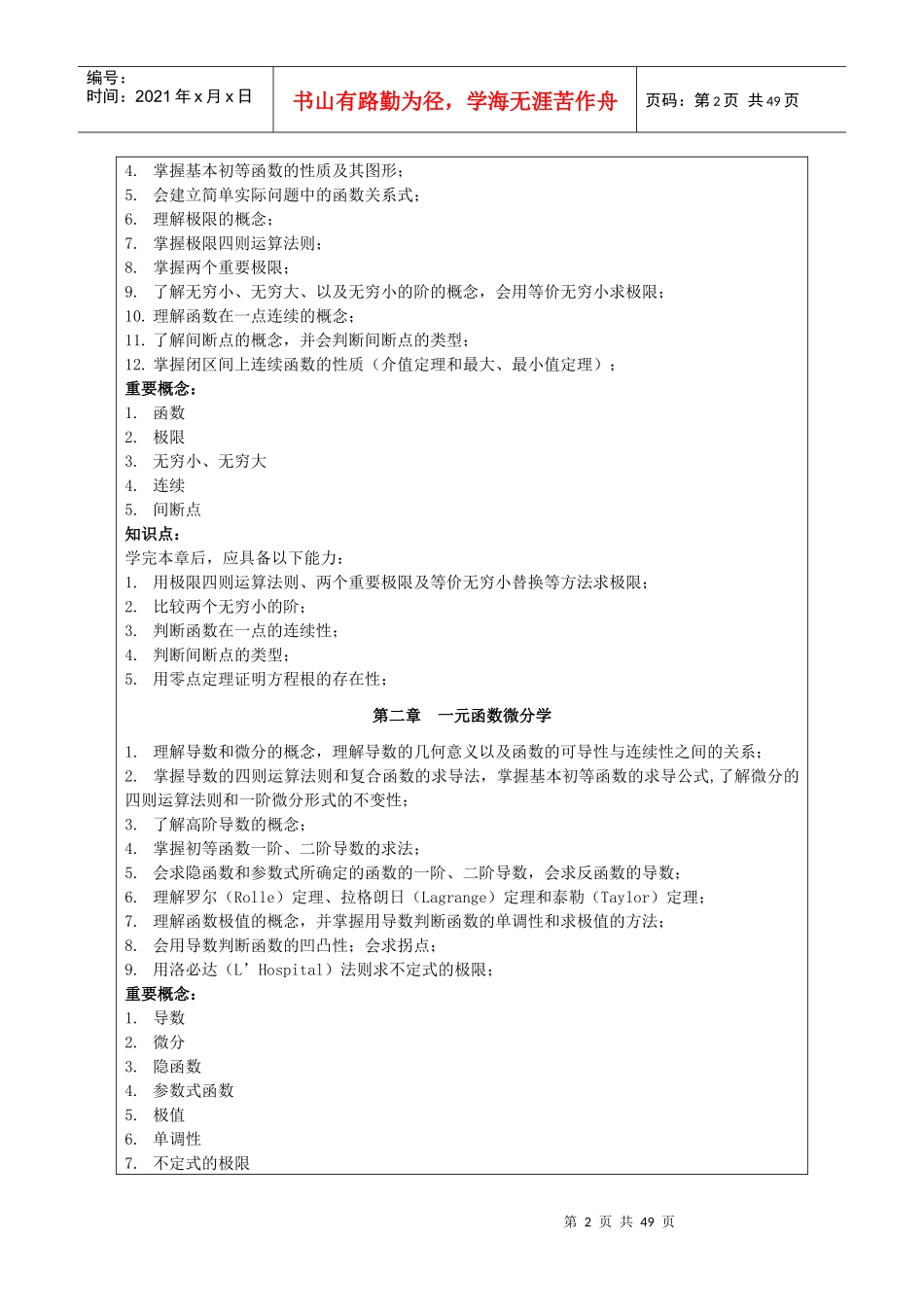 电子科技大学工程硕士入学考试大纲目录_第3页