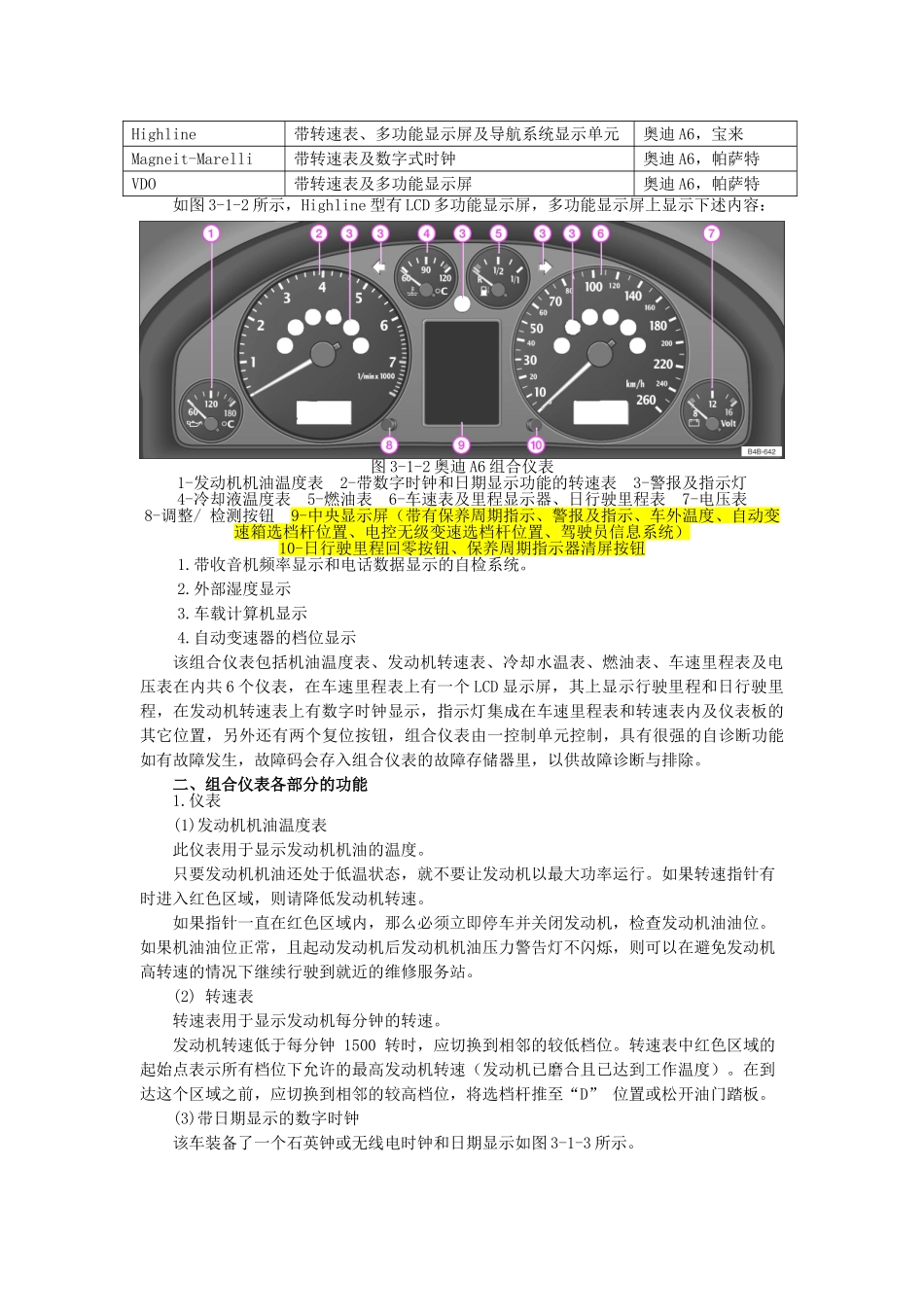 模块三  汽车组合仪表系统_第2页
