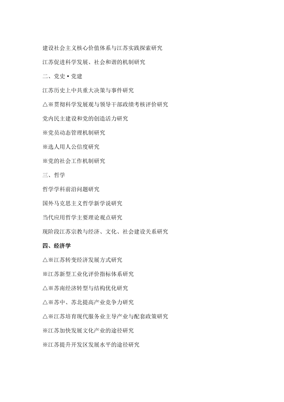 江苏省哲学社会科学研究规划项目2008年度课题指南_第3页