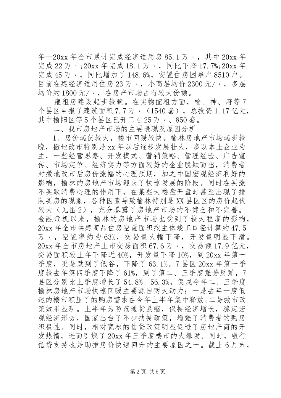 XX年房地产市场调研报告范本_第2页