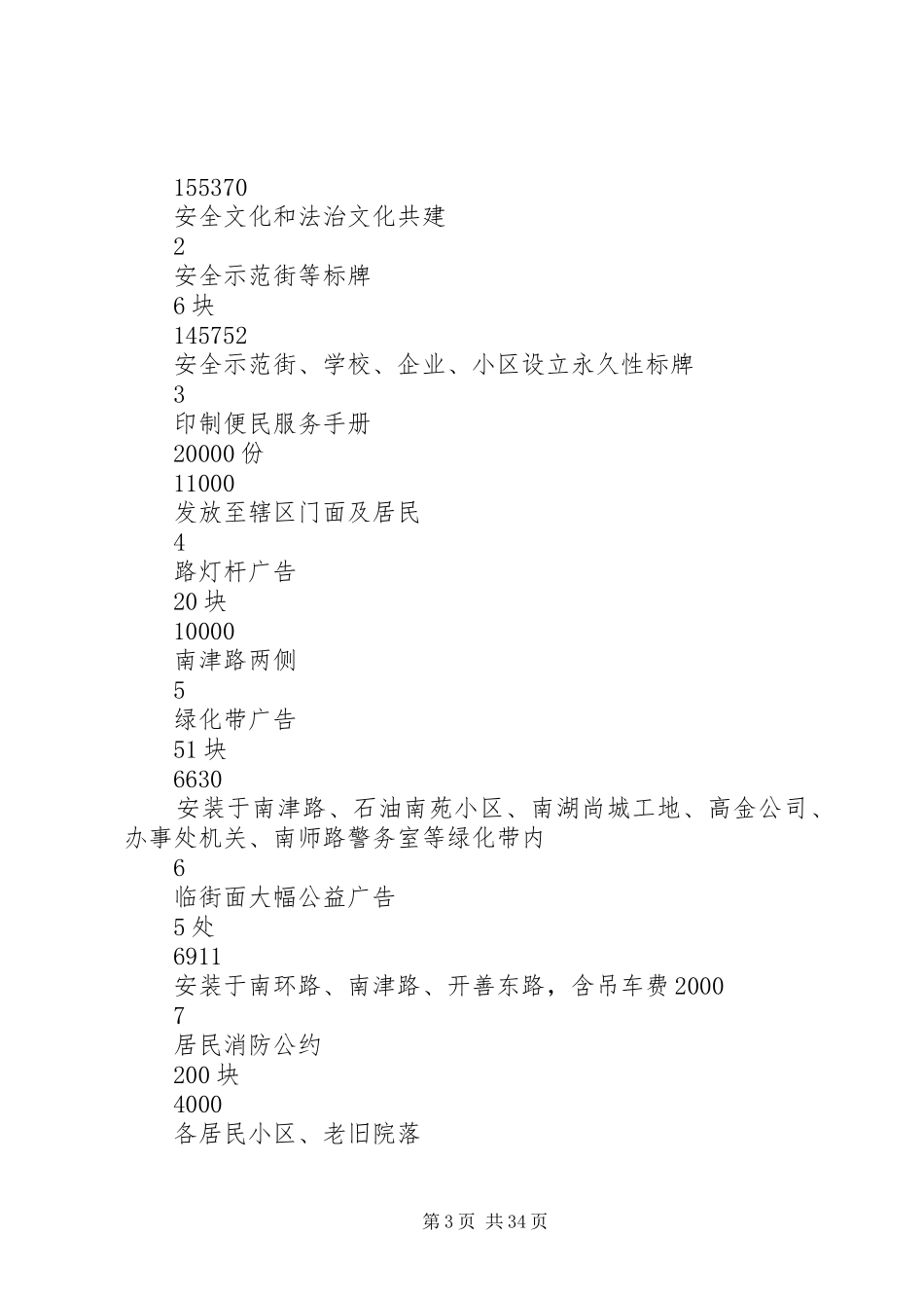 XX省安全社区建设持续改进年度工作报告_第3页