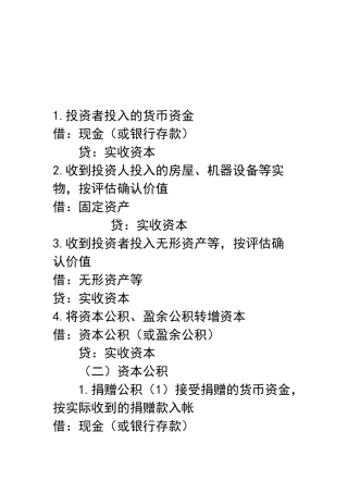 你不知道的会计分录