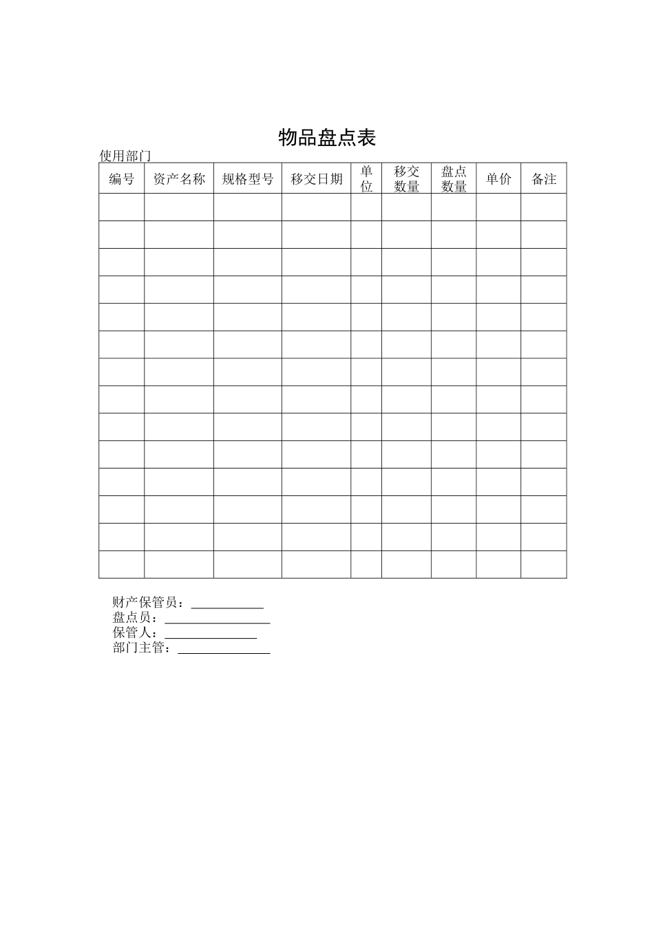 企业财务管理表格( 22页)_第1页