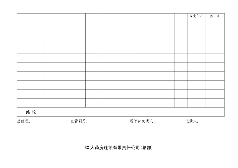 药店GSP认证精品全套表格_第3页