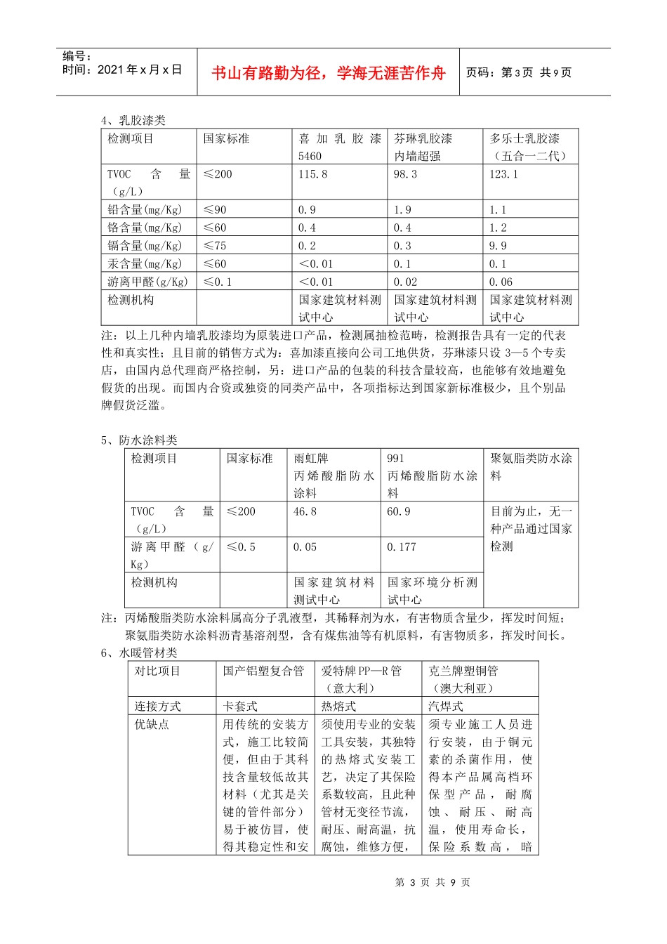 试谈材料环保性能数据对比_第3页
