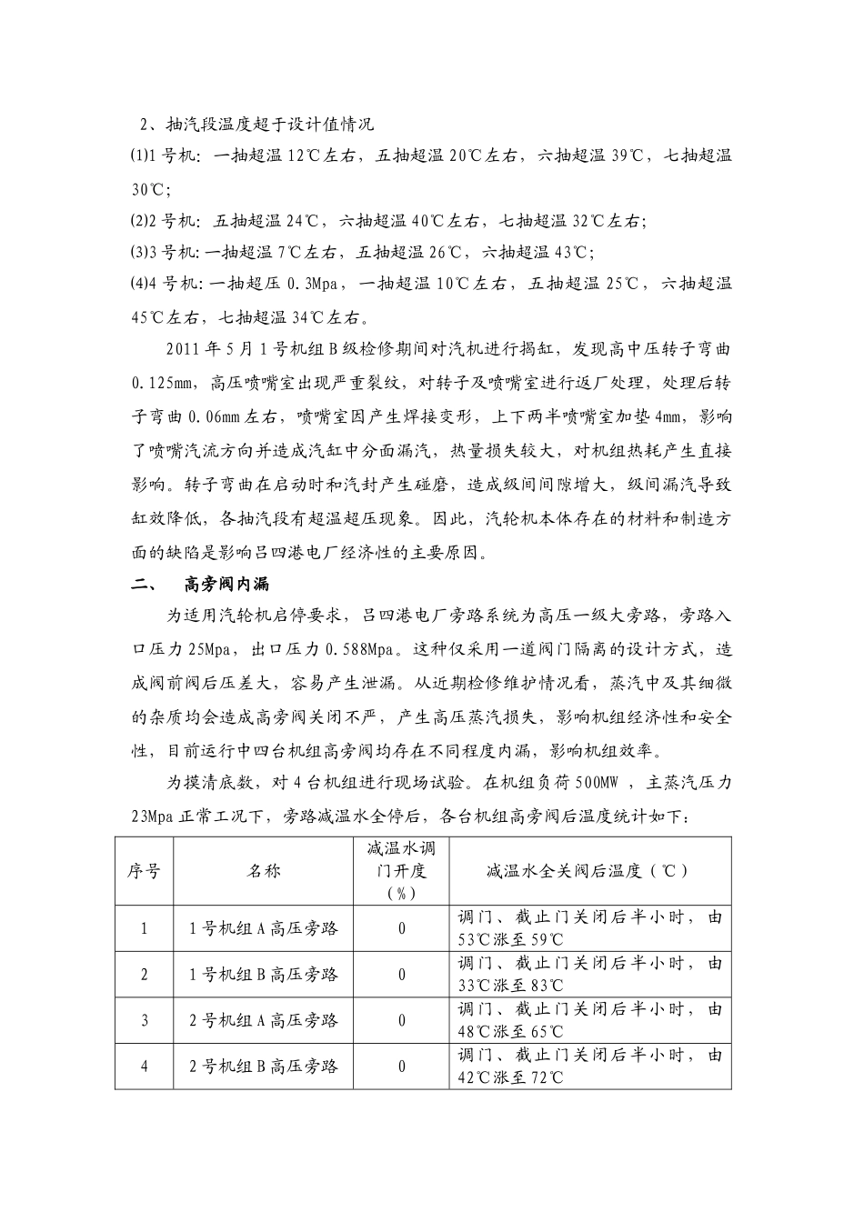 机组供电煤耗偏高原因分析及改计划_第2页