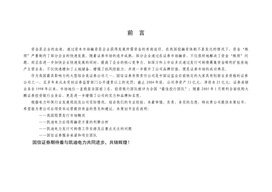 某电力公司再融资策划方案书_第3页
