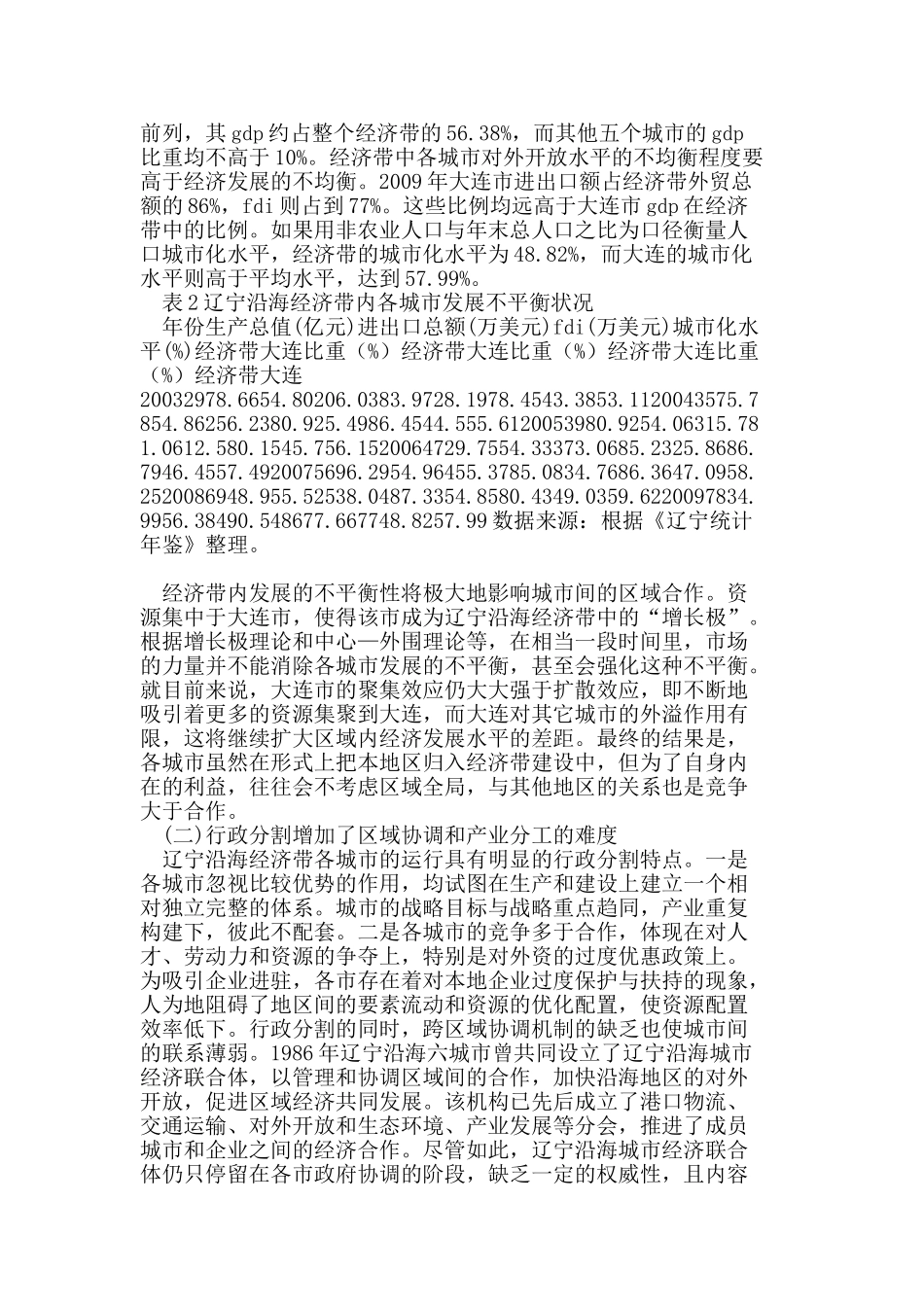 辽宁沿海经济带的产业集聚研究_第3页