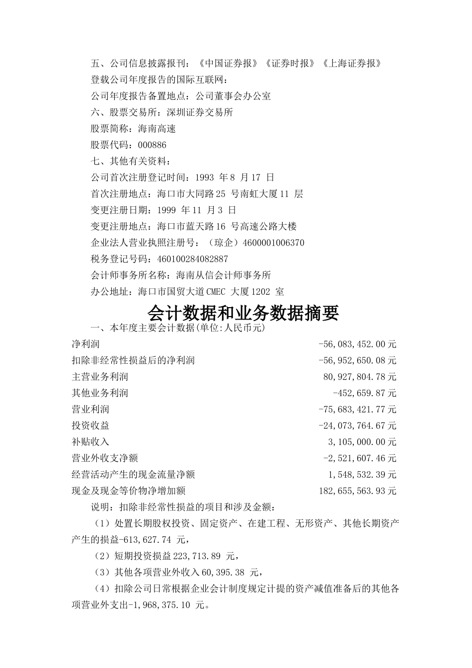 某高速公路公司财务报表分析_第2页