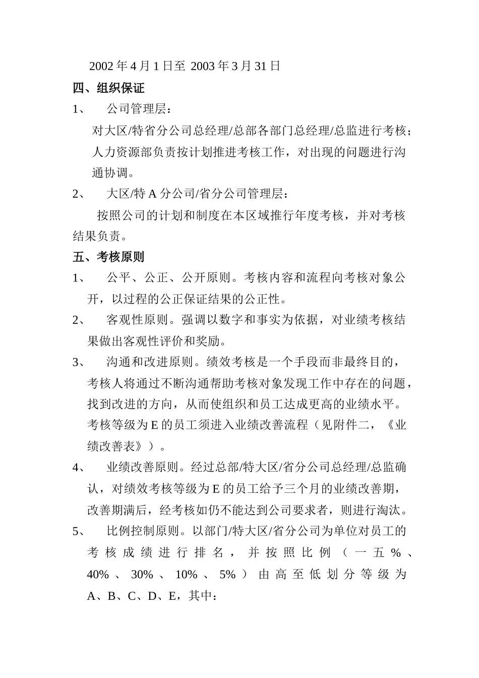 通信行业-绩效考核办法_第2页