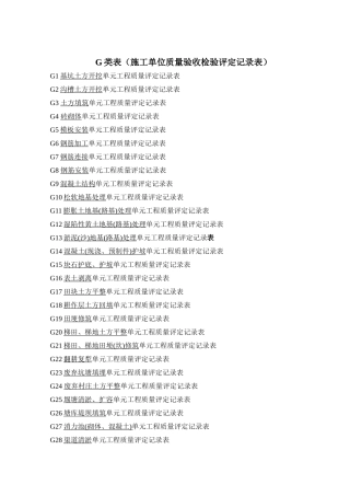 基坑土方开挖单元工程质量评定记录表
