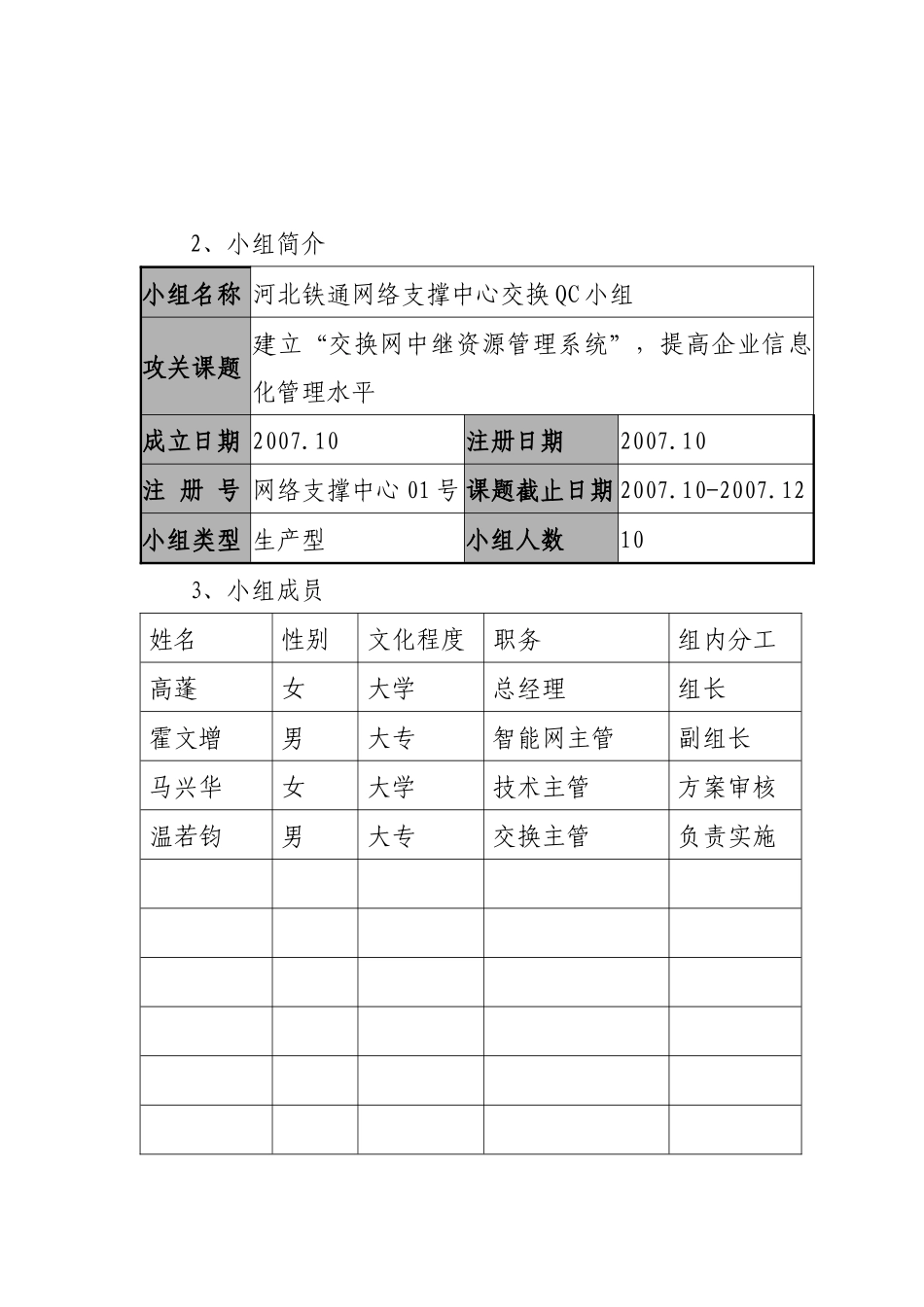 交换网中继资源管理系统QC_第3页
