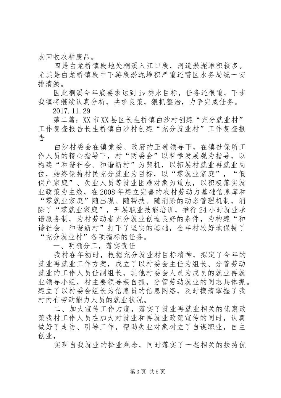 白龙桥镇桐溪XX年度河长履职报告_第3页